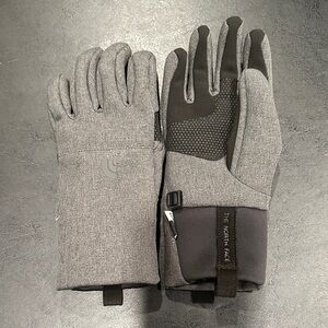 The North Face Charcoal and Black Gloves
